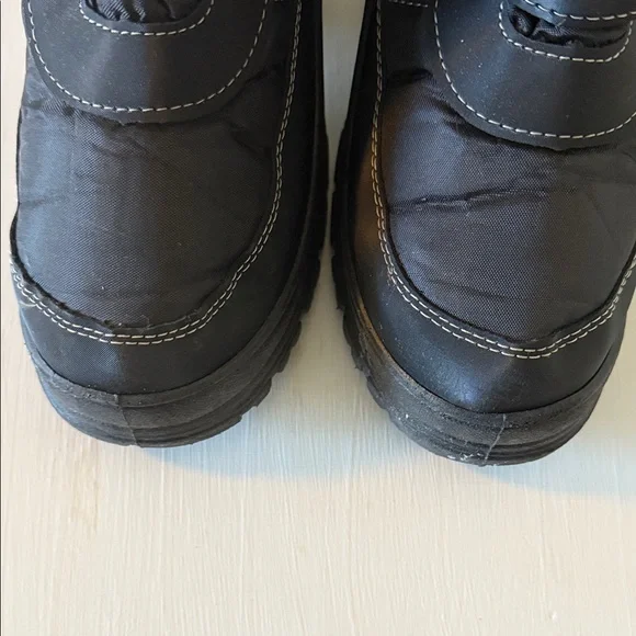 Kids Black Winter Boots - Picture 3 of 7